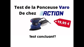 Test de la ponceuse Varo de chez Action [upl. by Monarski919]