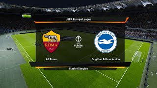 Roma – Brighton  UEFA Europa League 20232024  eFootball [upl. by Ahsem]