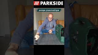 pompe pneumatique avec compresseur à piston parkside PKZ 180 C5 unboxing [upl. by Aniras]