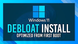 Ultimate Debloated Windows Install Guide  Simple amp Powerful Method [upl. by Aohsoj]