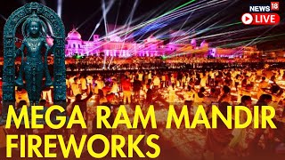 Ram Mandir Ayodhya Live  Ayodhyas Saryu Ghat Illuminated With Hundreds Of Diyas  Ram Siya Ram [upl. by Seda]