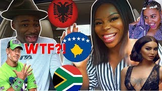 REACTION ALBANIA  KOSOVO vs SOUTH AFRICA Rap Hip Hop RnB Pop [upl. by Lebatsirc865]