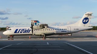 ATR 72500 ак Utair  Рейс Сургут  Тюмень [upl. by Clapp]