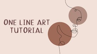 How to Draw One Line Art  iPad Procreate [upl. by Ahsenev551]