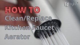 How to remove and clean a faucet aerator  Kohler aerator removal [upl. by Adnawak]