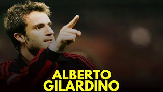 A CARREIRA DE ALBERTO GILARDINO ATACANTE ITALIANO LENDA DO MILAN [upl. by Kerman149]