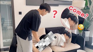 Make My Boyfriend Burn🔥 Cute Couple PRANK 😂 [upl. by Tailor423]