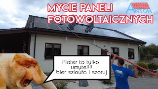 Mycie paneli fotowoltaicznych lepszy uzysk w produkcji prądu [upl. by Harod]