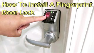 How To Install A Fingerprint Door Lock [upl. by Chappell155]