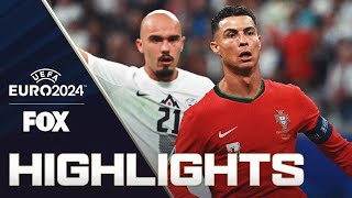 Portugal vs Slovenia Highlights  UEFA Euro 2024  Round of 16 [upl. by Zeitler]