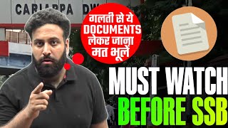 Must Carry Items Before SSB Interview 😲 What All things Should I Pack For SSB Learn With Sumit [upl. by Nereen]