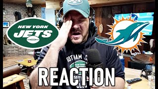 JETS vs DOLPHINS REACTION Why I HATE the JETS [upl. by Beaner]