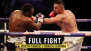 WAR Joseph Parker vs Dereck Chisora 2 WEIGHIN  Eddie Hearn amp DAZN Boxing [upl. by Eileme]