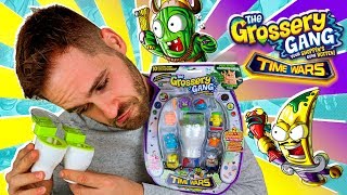 Grossery Gang Series 5 Time Wars UNBOXING 4 PACKS COLECCION  Mega UNBOXING Grossery Gang en Pe Toys [upl. by Neltiak]