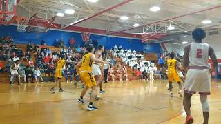 West Carteret boys basketball loses to Cape Fear [upl. by Aehtorod]