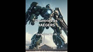 Countries as Jaegers Part 3 jaeger pacificrim ai trending youtube russia iran tajikistan [upl. by Chandal451]