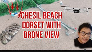 CHESIL BEACH DORSET WITH DRONE VIEW [upl. by Redleh]