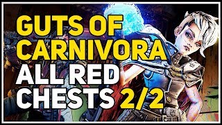 All Red Chests Guts of Carnivora Borderlands 3 [upl. by Llehsad]