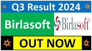 BIRLASOFT Q3 results 2024  BSOFT results today  BIRLASOFT Share News  BIRLASOFT Share latest news [upl. by Eiramannod]