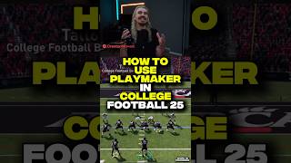 HOW TO USE PLAYMAKER IN COLLEGE FOOTBALL 25 [upl. by Kathlene780]