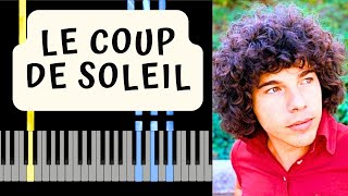 LE COUP DE SOLEIL  RICHARD COCCIANTE PIANO TUTO [upl. by Irrak]