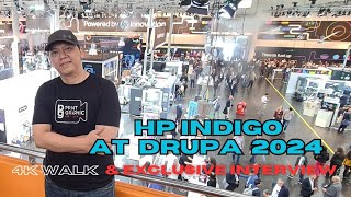 drupa 2024  Explore stand HP Inc amp Interview with Yoav Lotan HP Indigo Asia Pacific amp Japan [upl. by Tatia885]