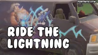 Fortnite  Ride the Lightning  Commuting in the Clouds Ft Lars  Extended STW [upl. by Lansing731]