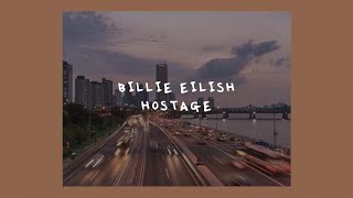 hostage  billie eilish lyrics [upl. by Manvil]