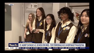 Robotics Demo  StHuberts Catholic High School for Girls  Good Day Philadelphia [upl. by Laehcor]