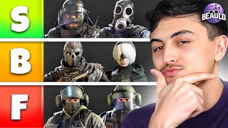 The BEST OPERATORS in Rainbow Six Siege Y9S1 Tier List [upl. by Treblihp]