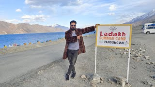 Pangong Lake  leh  Ladakh tour April 2022 [upl. by Lorelie]