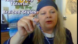 How to braid Tzitzit  Efrayim and Judah  Natzarim  Karaite styles  4 strand braid [upl. by Uke866]