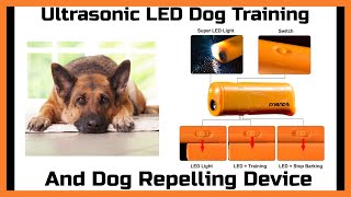 LED Ultrasonic Dog Training amp Repelling Device Review Online Shopping My Way [upl. by Wilda]