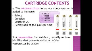 Oral surgery  Pharmacology of Vasoconstrictors first part [upl. by Toogood]
