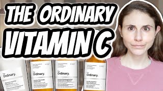 ALL THE ORDINARY VITAMIN C PRODUCTS Dermatologist Review  Dr Dray [upl. by Arnuad]