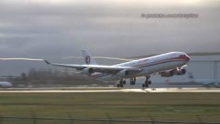 CES A340 smooooth landing at YVR [upl. by Burnside]