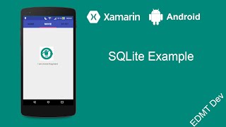 Xamarin Android Tutorial  SQLite [upl. by Nihsfa]