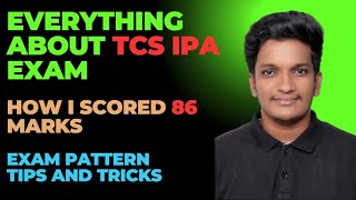 TCS ION Proctored Examination IPA Exam  How I Scored 86 Marks in IPA  Joining Bonus [upl. by Radman]