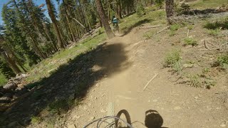 62224  Downieville MTB  Butcher Ranch Trail Upper Section  Pt 25 [upl. by Cheffetz]