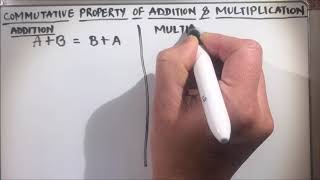 What is Commutative Property of Addition and Multiplication  Commutative Property [upl. by Royden]