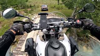 Yamaha XT660X и BMW R1200GS поездка в Махарское ущелье [upl. by Falcone168]