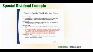 Understanding Dividend Capture Strategies Trading Around Dividend Dates [upl. by Anelaj573]