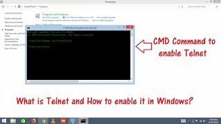 What is Telnet and How to enable it in Windows [upl. by Formenti]