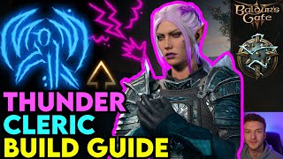 Reverberation THUNDER TEMPEST CLERIC Build Baldurs Gate 3 [upl. by Rehsu]