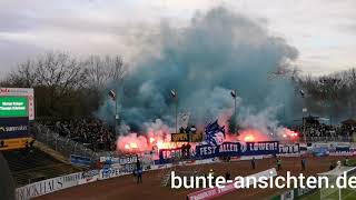 Preußen Münster  TSV 1860 München Intro Löwenfans 21122019 [upl. by Marlie395]