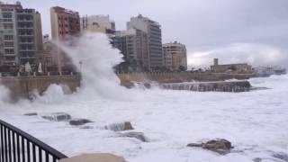 Malta Storm  St Julians Sliema [upl. by Aay206]