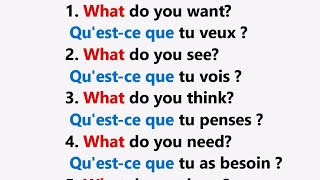 Questions et réponses en anglais pour bien améliorer votre anglais easy sentences to learn french [upl. by Georgianne]