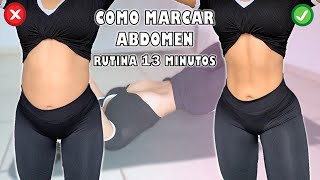 COMO MARCAR ABDOMEN raya de enmedio RUTINA SECRETA [upl. by Anitnatsnoc]