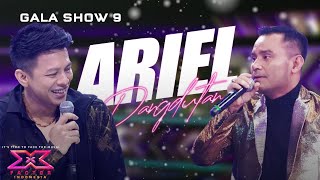 PERDANA ARIEL DANGDUTAN DENGAN LAGU  YANG TERDALAM  X FACTOR INDONESIA 2021 [upl. by Lexie]