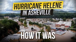 Hurricane Helene in Asheville NC What happened here [upl. by Bickart]